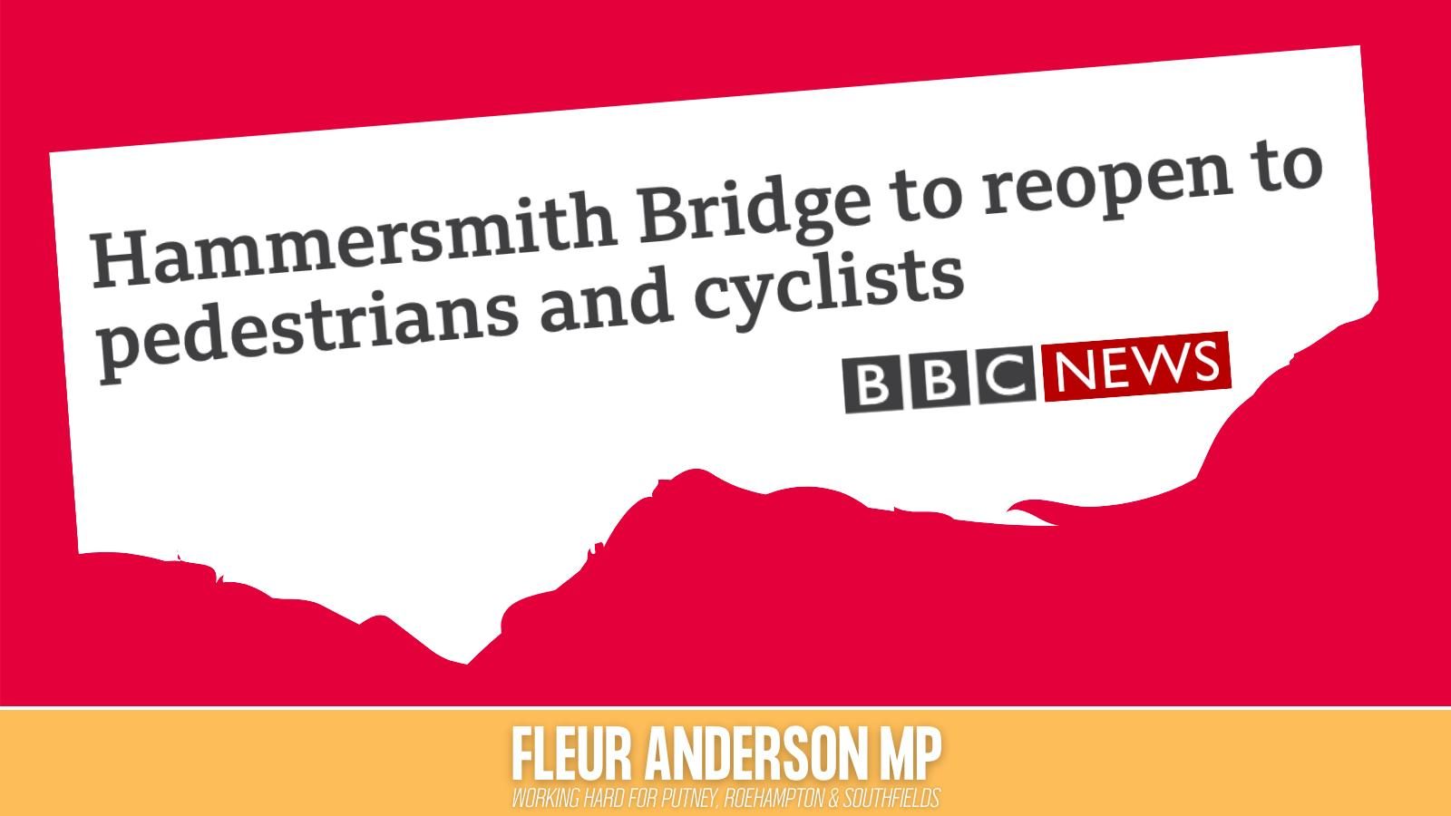 Hammersmith Bridge News