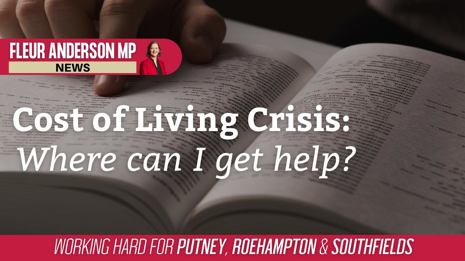 Cost of Living Crisis - Where can I find help?