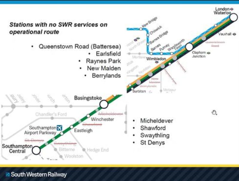 Strike Day Route