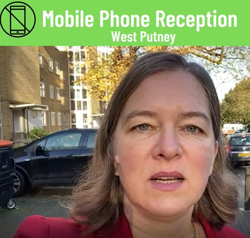 Fleur Anderson MP Mobile Phone Reception in West Putney Video Thumbnail