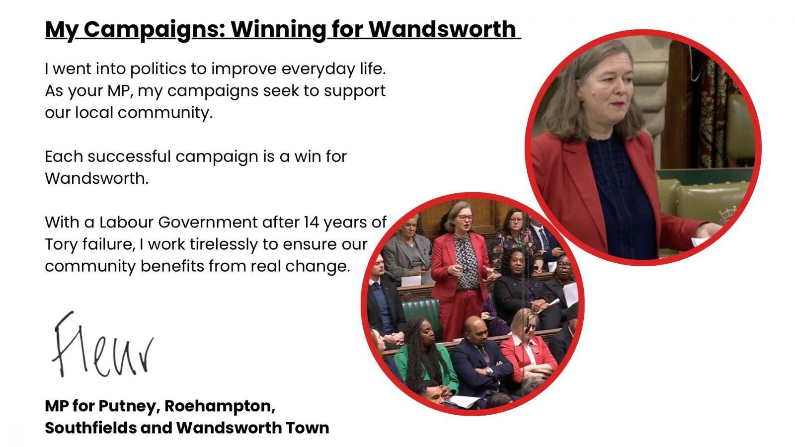 My Campaigns: Winning for Wandsworth