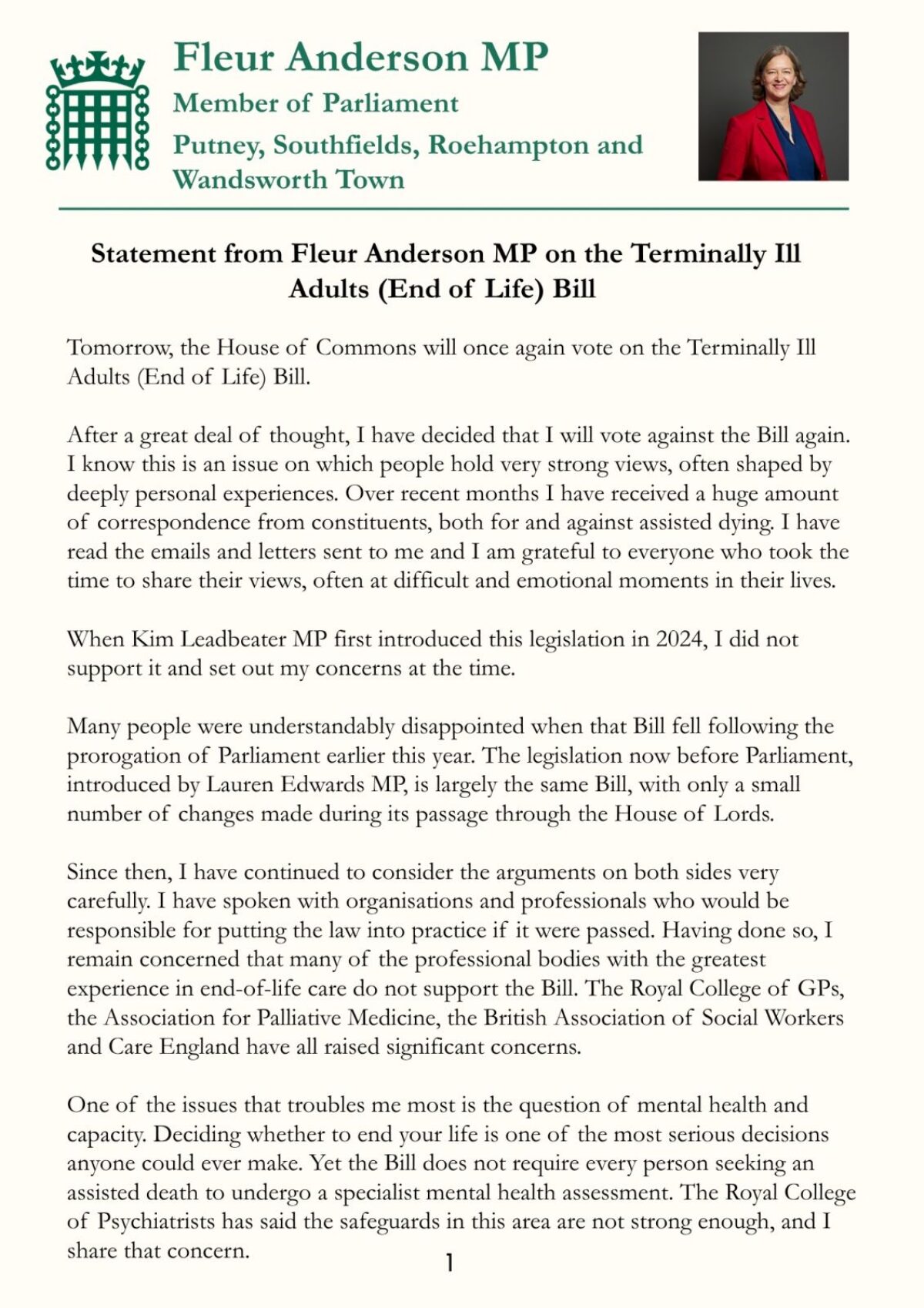 Fleur Anderson MP